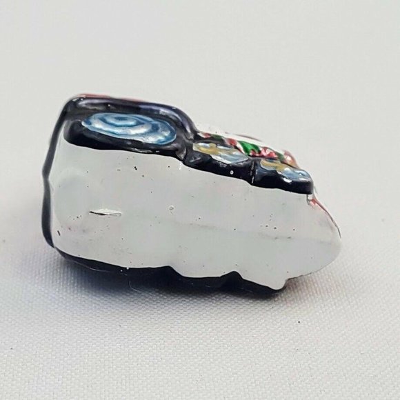 Christmas Tree Ornament Mini Train European Blown Glass Railroad Locomotive - Picture 7 of 9